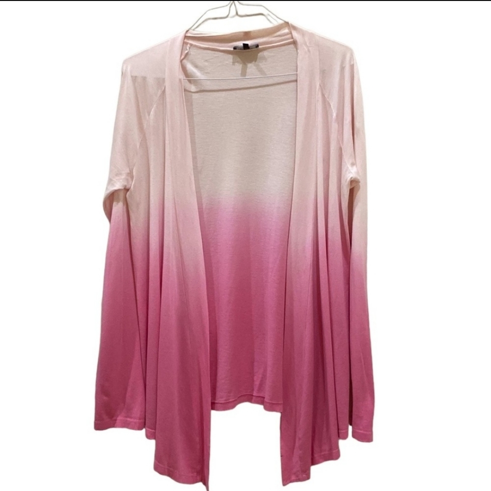 Express Pink Ombre Light Cardigan